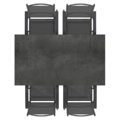 Kettler Basic Plus Gartenmöbel-Set 5-tlg.+Tisch 160x90cm Anthrazit 4 Kettler Basic Plus Gartenmöbel-Set 5-tlg.+Tisch 160x90cm Anthrazit -Kettler kettler basic plus gartenmoebel set 5 tlg tisch 160x90cm 1487423 5