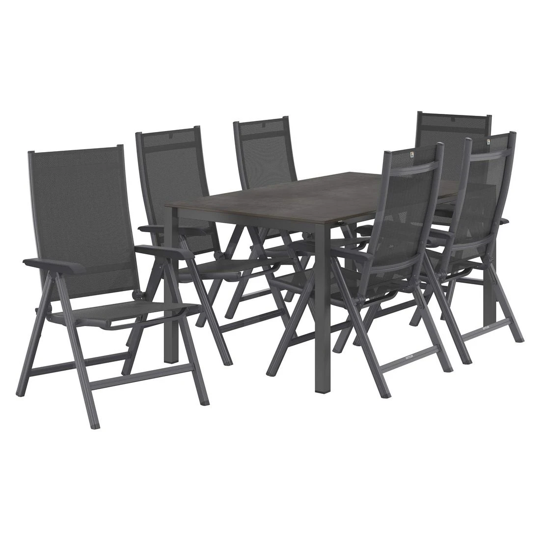 Kettler Basic Plus Gartenmöbel-Set 7-tlg+Tisch 160/267x91 Anthrazit/Zement Kettler Basic Plus Gartenmöbel-Set 7-tlg+Tisch 160/267x91 Anthrazit/Zement -Kettler kettler basic plus gartenmoebel set 7 tlg tisch 160 267x91 1487368 2