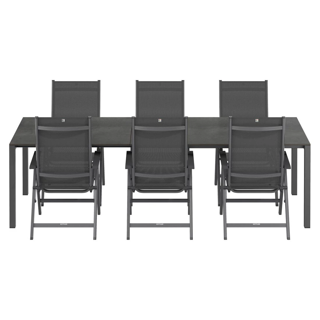 Kettler Basic Plus Gartenmöbel-Set 7-tlg+Tisch 160/267x91 Anthrazit/Zement Kettler Basic Plus Gartenmöbel-Set 7-tlg+Tisch 160/267x91 Anthrazit/Zement -Kettler kettler basic plus gartenmoebel set 7 tlg tisch 160 267x91 1487368 5