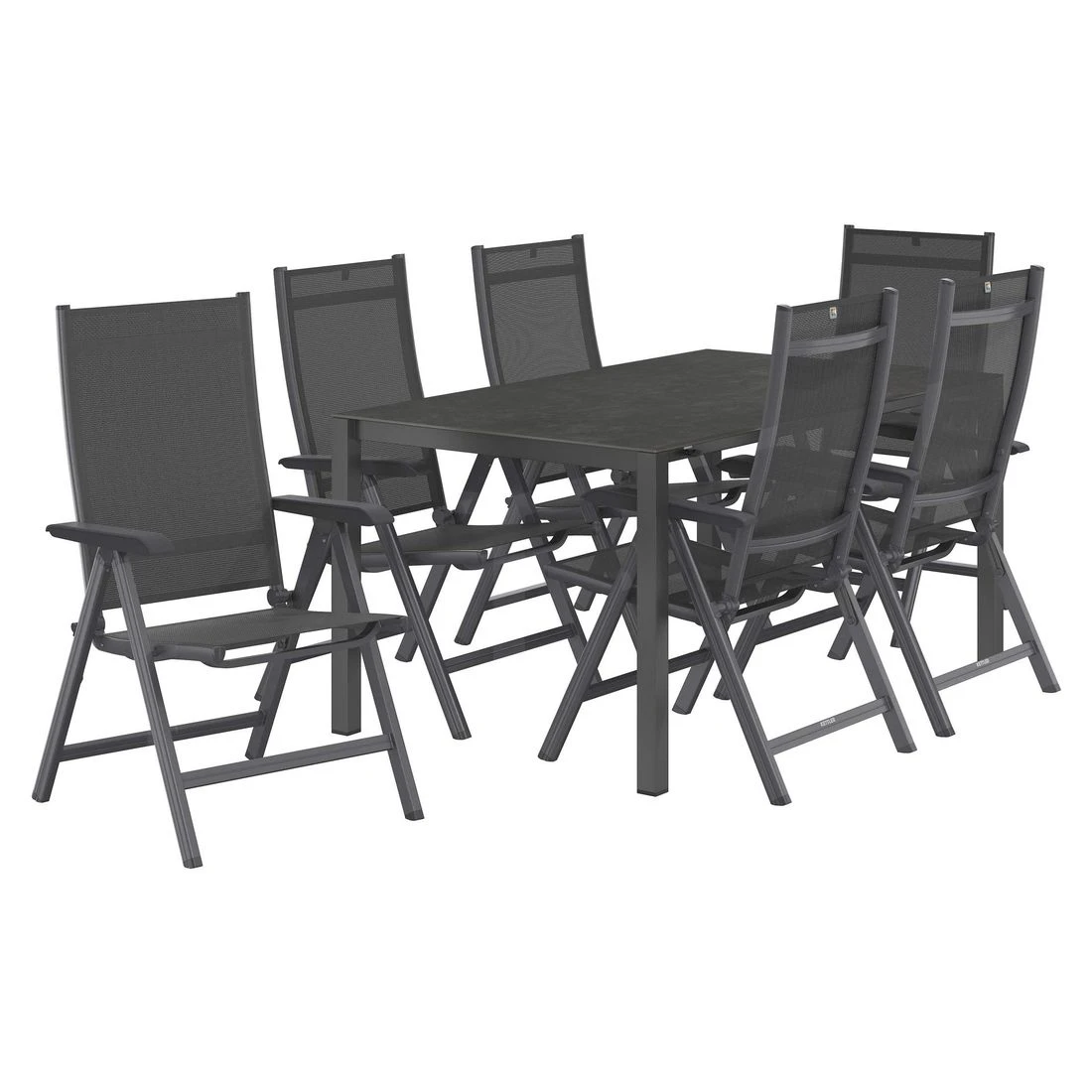 Kettler Basic Plus Gartenmöbel-Set 7-tlg.+Tisch 160/267x91cm Anthrazit Kettler Basic Plus Gartenmöbel-Set 7-tlg.+Tisch 160/267x91cm Anthrazit -Kettler kettler basic plus gartenmoebel set 7 tlg tisch 160 267x91cm 1487390 2
