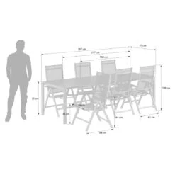 Kettler Basic Plus Gartenmöbel-Set 7-tlg.+Tisch 160/267x91cm Anthrazit 2 Kettler Basic Plus Gartenmöbel-Set 7-tlg.+Tisch 160/267x91cm Anthrazit -Kettler kettler basic plus gartenmoebel set 7 tlg tisch 160 267x91cm 1487390 3