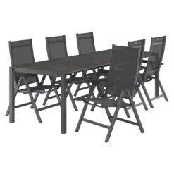 Kettler Basic Plus Gartenmöbel-Set 7-tlg.+Tisch 160/267x91cm Anthrazit 3 Kettler Basic Plus Gartenmöbel-Set 7-tlg.+Tisch 160/267x91cm Anthrazit -Kettler kettler basic plus gartenmoebel set 7 tlg tisch 160 267x91cm 1487390 4