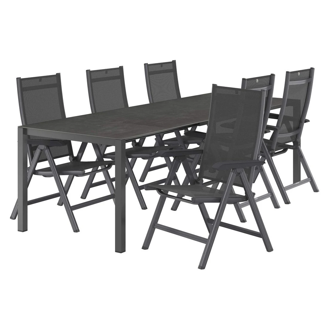 Kettler Basic Plus Gartenmöbel-Set 7-tlg.+Tisch 160/267x91cm Anthrazit Kettler Basic Plus Gartenmöbel-Set 7-tlg.+Tisch 160/267x91cm Anthrazit -Kettler kettler basic plus gartenmoebel set 7 tlg tisch 160 267x91cm 1487390 4