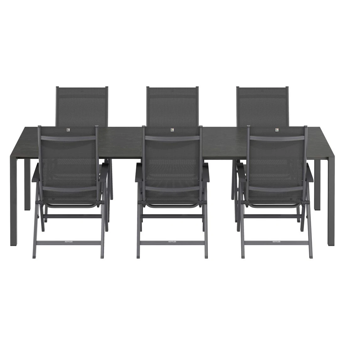Kettler Basic Plus Gartenmöbel-Set 7-tlg.+Tisch 160/267x91cm Anthrazit Kettler Basic Plus Gartenmöbel-Set 7-tlg.+Tisch 160/267x91cm Anthrazit -Kettler kettler basic plus gartenmoebel set 7 tlg tisch 160 267x91cm 1487390 5