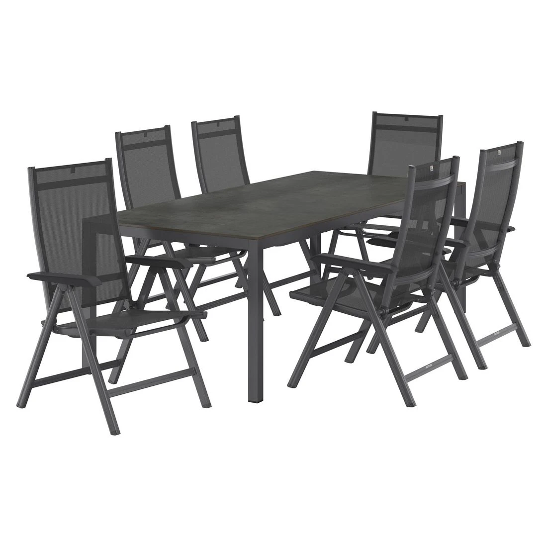 Kettler Basic Plus Gartenmöbel-Set 7-tlg. +Tisch 220x100cm Anthrazit Kettler Basic Plus Gartenmöbel-Set 7-tlg. +Tisch 220x100cm Anthrazit -Kettler kettler basic plus gartenmoebel set 7 tlg tisch 220x100cm 1487291 2