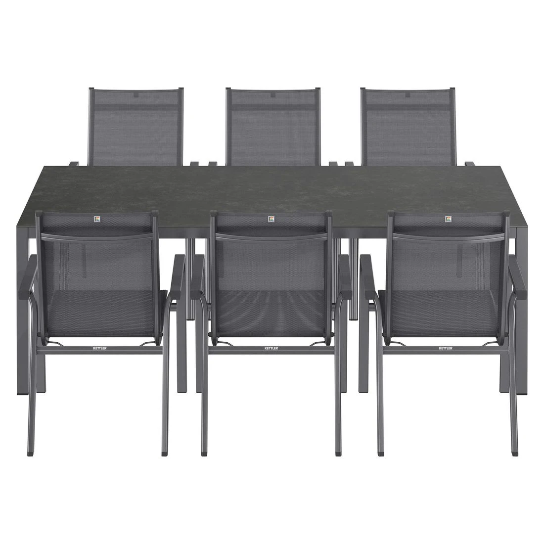 Kettler Basic Plus Gartenmöbel-Set 7-tlg.+ Tisch 220x100cm Anthrazit/Dark Grey Kettler Basic Plus Gartenmöbel-Set 7-tlg.+ Tisch 220x100cm Anthrazit/Dark Grey -Kettler kettler basic plus gartenmoebel set 7 tlg tisch 220x100cm 1487566 4