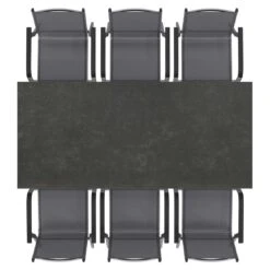Kettler Basic Plus Gartenmöbel-Set 7-tlg.+ Tisch 220x100cm Anthrazit/Dark Grey 4 Kettler Basic Plus Gartenmöbel-Set 7-tlg.+ Tisch 220x100cm Anthrazit/Dark Grey -Kettler kettler basic plus gartenmoebel set 7 tlg tisch 220x100cm 1487566 5