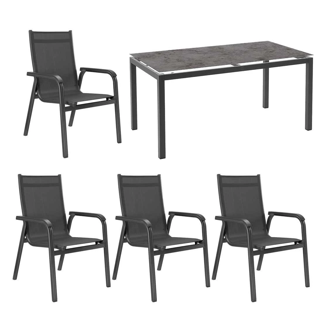 Kettler Basic Plus Gartenmöbelset 5-tlg. mit Tisch 160x90cm Anthrazit Kettler Basic Plus Gartenmöbelset 5-tlg. Mit Tisch 160x90cm Anthrazit -Kettler kettler basic plus gartenmoebelset 5 tlg mit tisch 160x90 1426505 1