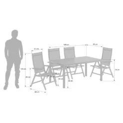 Kettler Basic Plus Gartenmöbelset 5-tlg. Mit Tisch160x90cm Anthrazit 2 Kettler Basic Plus Gartenmöbelset 5-tlg. Mit Tisch160x90cm Anthrazit -Kettler kettler basic plus gartenmoebelset 5 tlg mit tisch160x90cm 1426516 3