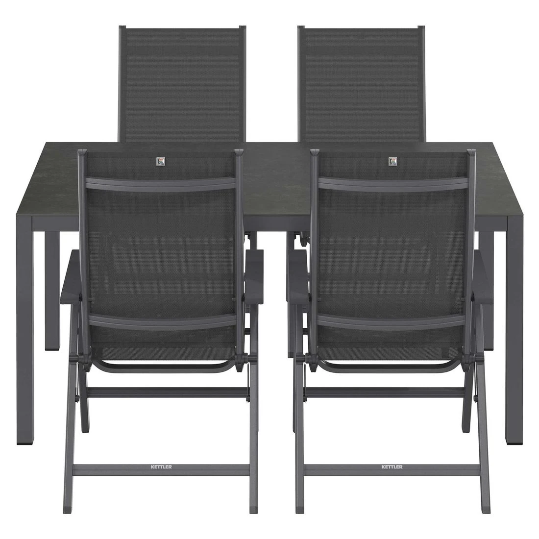 Kettler Basic Plus Gartenmöbelset 5-tlg. mit Tisch160x90cm Anthrazit Kettler Basic Plus Gartenmöbelset 5-tlg. Mit Tisch160x90cm Anthrazit -Kettler kettler basic plus gartenmoebelset 5 tlg mit tisch160x90cm 1426516 4