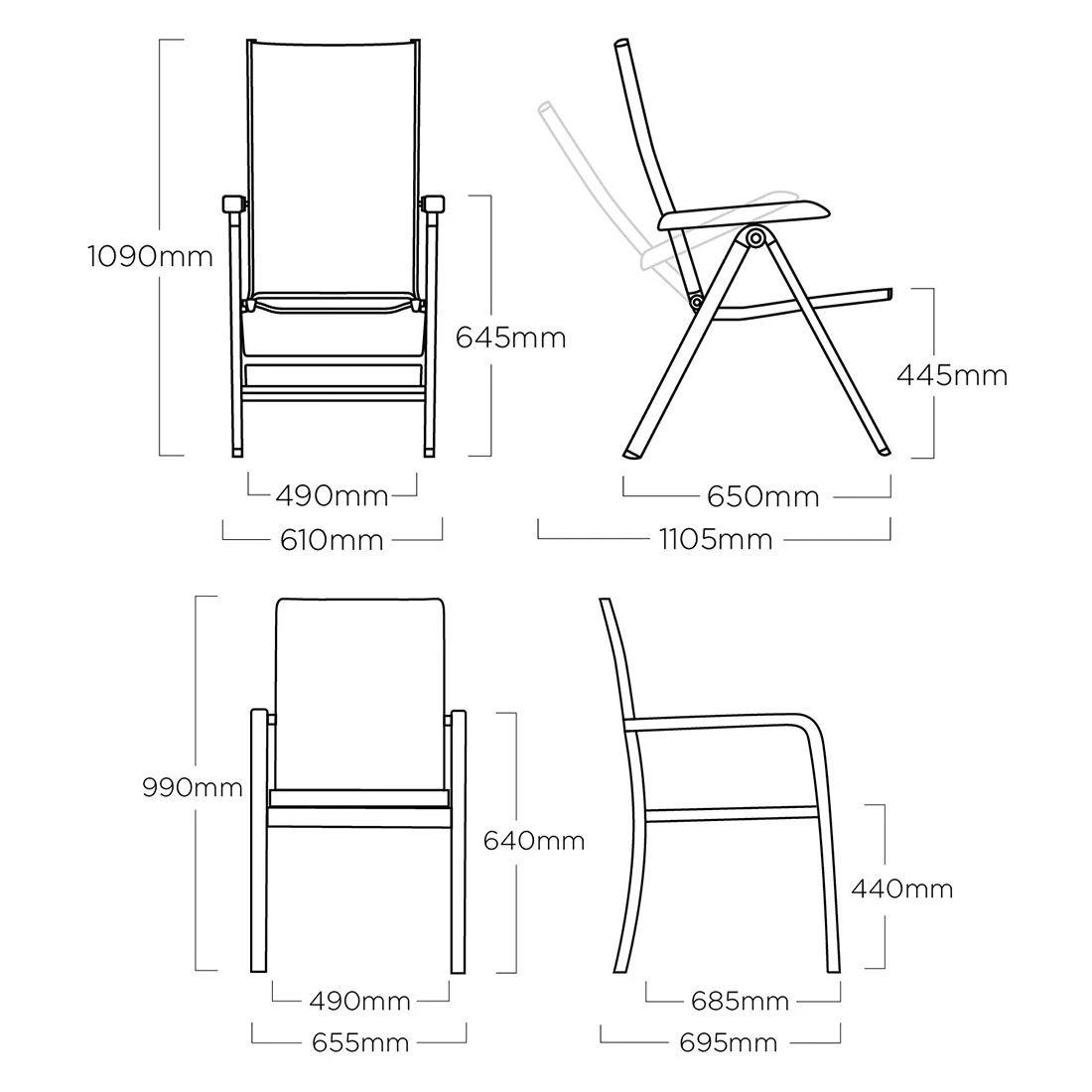 Kettler Basic Plus Gartenmöbelset 9-tlg.+Tisch 180x95cm Silber/Anthrazit Kettler Basic Plus Gartenmöbelset 9-tlg.+Tisch 180x95cm Silber/Anthrazit -Kettler kettler basic plus gartenmoebelset 9 tlg tisch 180x95cm 1482517 11