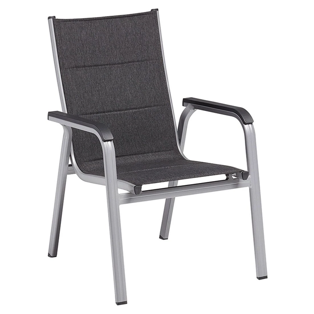 Kettler Basic Plus pad Stapelsessel Aluminium/Outdoorgewebe Silber/Anthrazit Meliert Kettler Basic Plus Pad Stapelsessel Aluminium/Outdoorgewebe Silber/Anthrazit Meliert -Kettler kettler basic plus pad stapelsessel alu outdoorgewebe 1369305 1