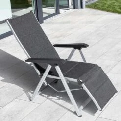 Kettler Basic Plus Relaxliege Aluminium/Outdoorgewebe Silber/Anthrazit Meliert 10 Kettler Basic Plus Relaxliege Aluminium/Outdoorgewebe Silber/Anthrazit Meliert -Kettler kettler basic plus relaxliege aluminium outdoorgewebe 1369294 10