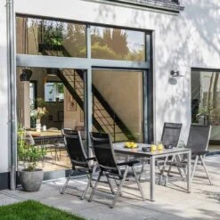 Kettler Basic+ Premium Gartenmöbel-Set 5-tlg. Tisch 160x95cm Silber/Lakritz 2 Kettler Basic+ Premium Gartenmöbel-Set 5-tlg. Tisch 160x95cm Silber/Lakritz -Kettler kettler basic premium gartenmoebel set 5 tlg t160x95cm 1476467 2