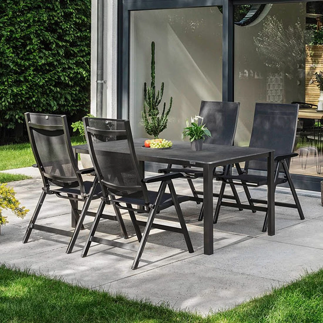 Kettler Basic+ Premium Gartenmöbel-Set 5-tlg. Tisch 160x90 Anthrazit/Lakritz Kettler Basic+ Premium Gartenmöbel-Set 5-tlg. Tisch 160x90 Anthrazit/Lakritz -Kettler kettler basic premium gartenmoebel set 5 tlg tisch 160x90 1494364 1
