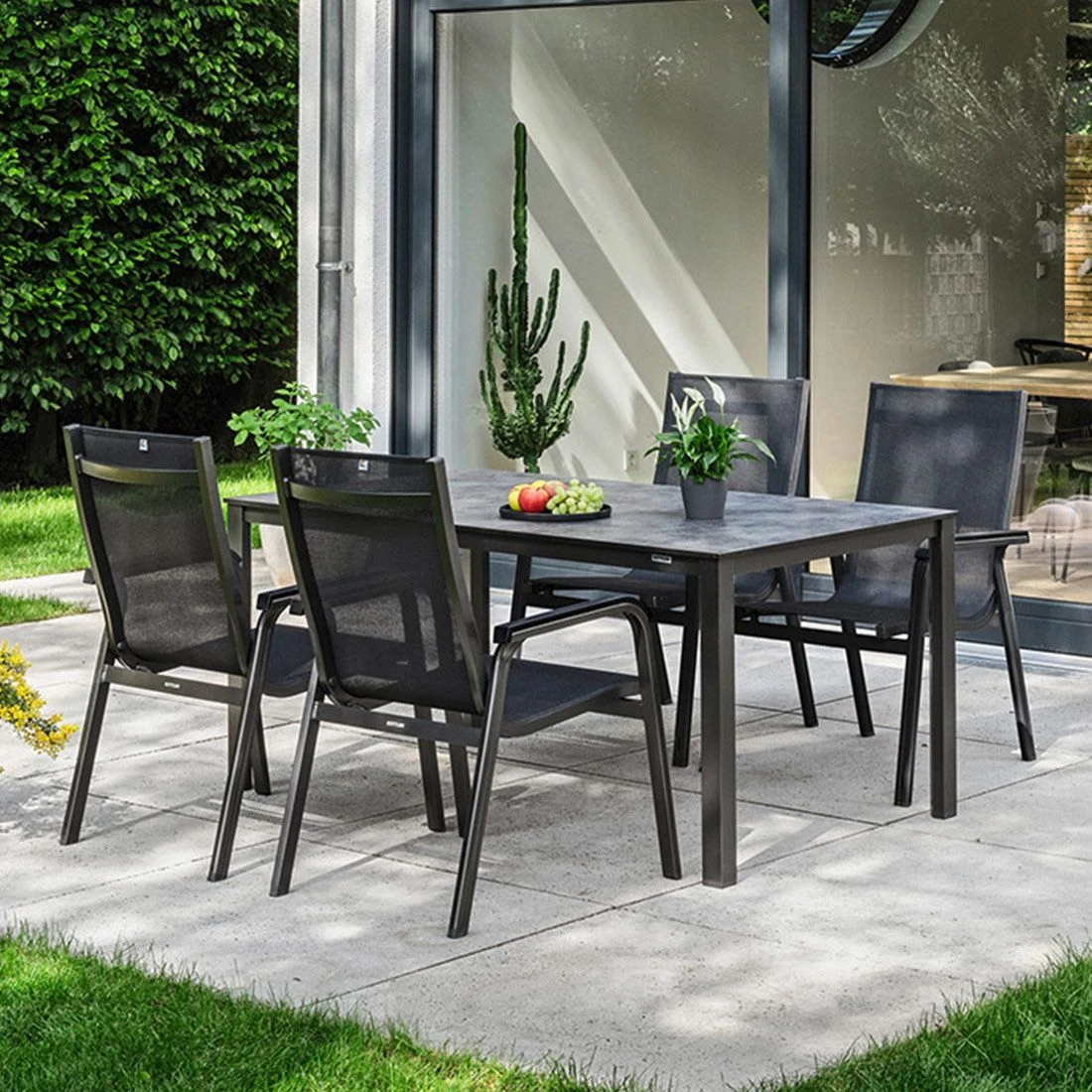 Kettler Basic+ Premium Gartenmöbel-Set 5-tlg. Tisch 160x95 Anthrazit/Lakritz Kettler Basic+ Premium Gartenmöbel-Set 5-tlg. Tisch 160x95 Anthrazit/Lakritz -Kettler kettler basic premium gartenmoebel set 5 tlg tisch 160x95 1494397 1