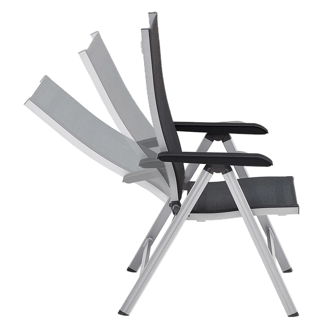 Kettler Basic+ Premium Klappsessel Aluminium/Textilene Silber/Lakritz Kettler Basic+ Premium Klappsessel Aluminium/Textilene Silber/Lakritz -Kettler kettler basic premium klappsessel aluminium textilene 1439309 3