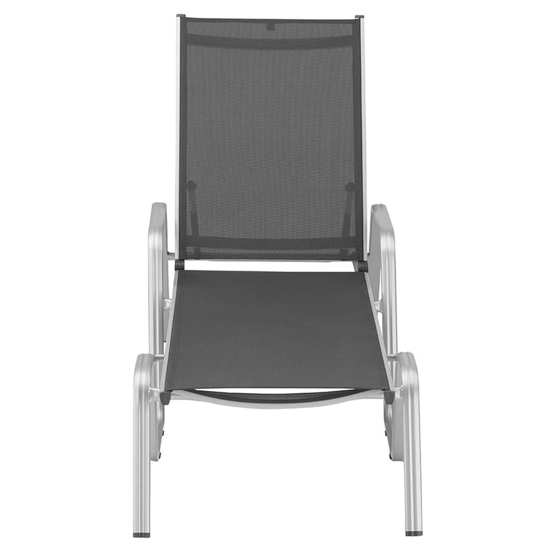 Kettler Basic Plus Stapelliege Aluminium/Textilene Silber/Anthrazit Kettler Basic Plus Stapelliege Aluminium/Textilene Silber/Anthrazit -Kettler kettler basicplus stapelliege silber anthrazit 0301214 0000 3 1