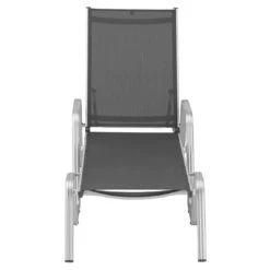 Kettler Basic Plus Gartenliege Aluminium/Textilene Silber/Anthrazit 2 Kettler Basic Plus Gartenliege Aluminium/Textilene Silber/Anthrazit -Kettler kettler basicplus stapelliege silber anthrazit 0301214 0000 3