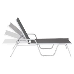 Kettler Basic Plus Stapelliege Aluminium/Textilene Silber/Anthrazit 4 Kettler Basic Plus Stapelliege Aluminium/Textilene Silber/Anthrazit -Kettler kettler basicplus stapelliege silber anthrazit 0301214 0000 5 1