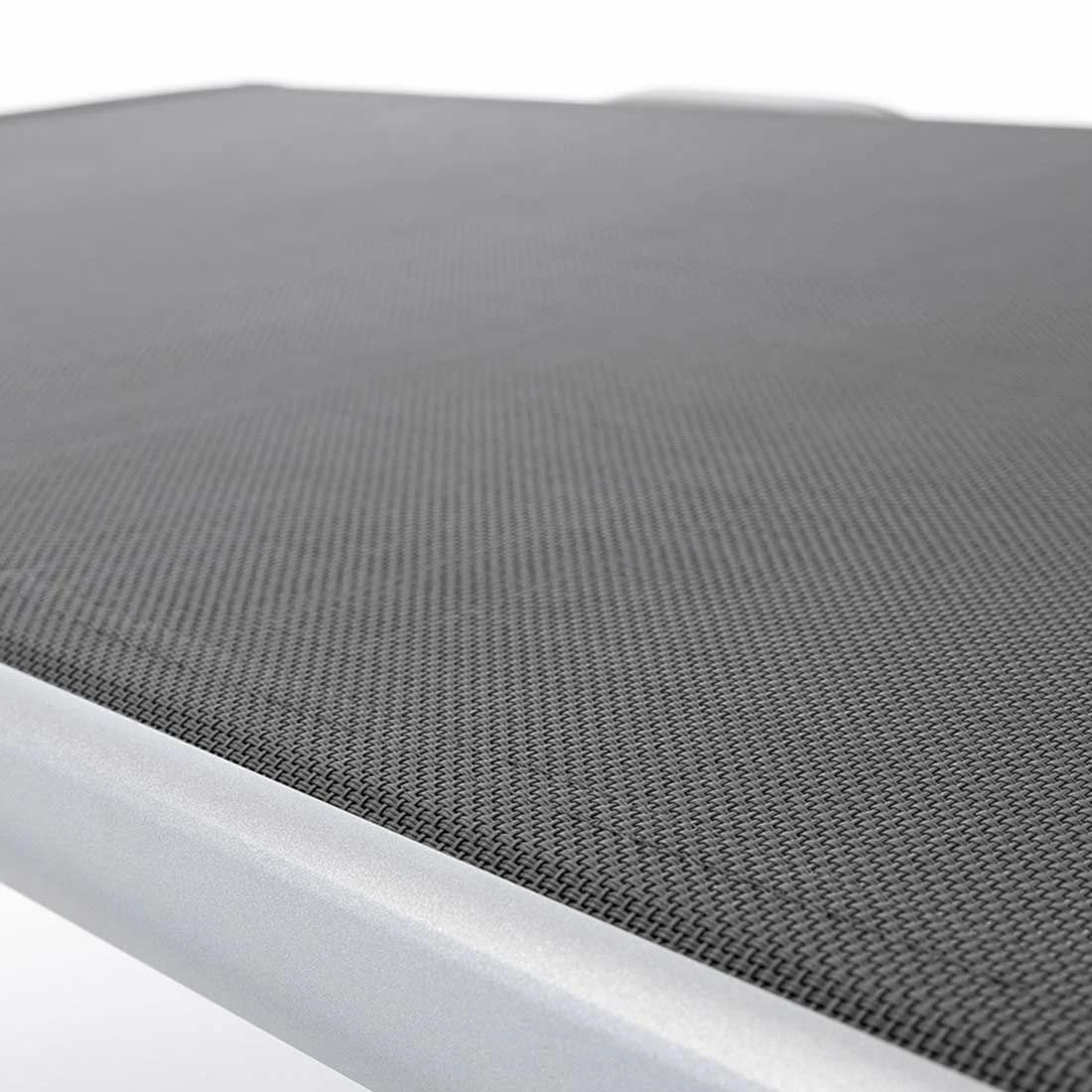 Kettler Basic Plus Gartenliege Aluminium/Textilene Silber/Anthrazit Kettler Basic Plus Gartenliege Aluminium/Textilene Silber/Anthrazit -Kettler kettler basicplus stapelliege silber anthrazit 0301214 0000 9