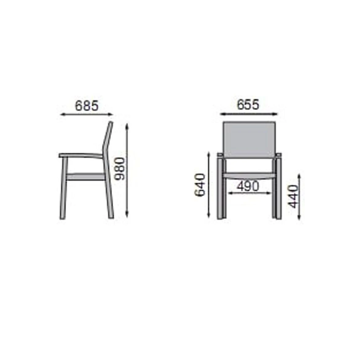 Kettler Basic Plus Stapelsessel Aluminium/Textilene Silber/Anthrazit Kettler Basic Plus Stapelsessel Aluminium/Textilene Silber/Anthrazit -Kettler kettler basicplus stapelsessel silber anthrazit 0301202 0000 12