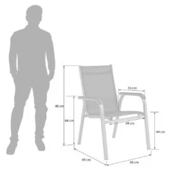Kettler Basic Plus Stapelsessel Aluminium/Textilene Silber/Anthrazit 3 Kettler Basic Plus Stapelsessel Aluminium/Textilene Silber/Anthrazit -Kettler kettler basicplus stapelsessel silber anthrazit 0301202 0000 3