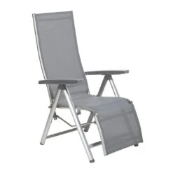 Kettler Cirrus Relaxsessel Aluminium/Textilene Silber/Anthrazitgrau 2 Kettler Cirrus Relaxsessel Aluminium/Textilene Silber/Anthrazitgrau -Kettler kettler cirrus relaxsessel silber anthrazit 0100316 0000 1