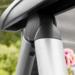 Kettler Cirrus Relaxsessel Aluminium/Textilene Silber/Anthrazitgrau 4 Kettler Cirrus Relaxsessel Aluminium/Textilene Silber/Anthrazitgrau -Kettler kettler cirrus relaxsessel silber anthrazit 0100316 0000 3