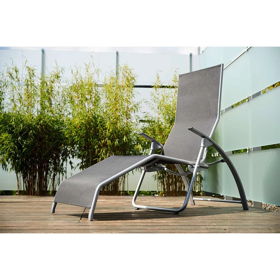 Kettler Tampa Bäderliege Aluminium/Batyline Silber/Anthrazit Kettler Tampa Bäderliege Aluminium/Batyline Silber/Anthrazit -Kettler kettler comfort baderliege aluminium outdoorgewebe silber anthrazit 1084680 2