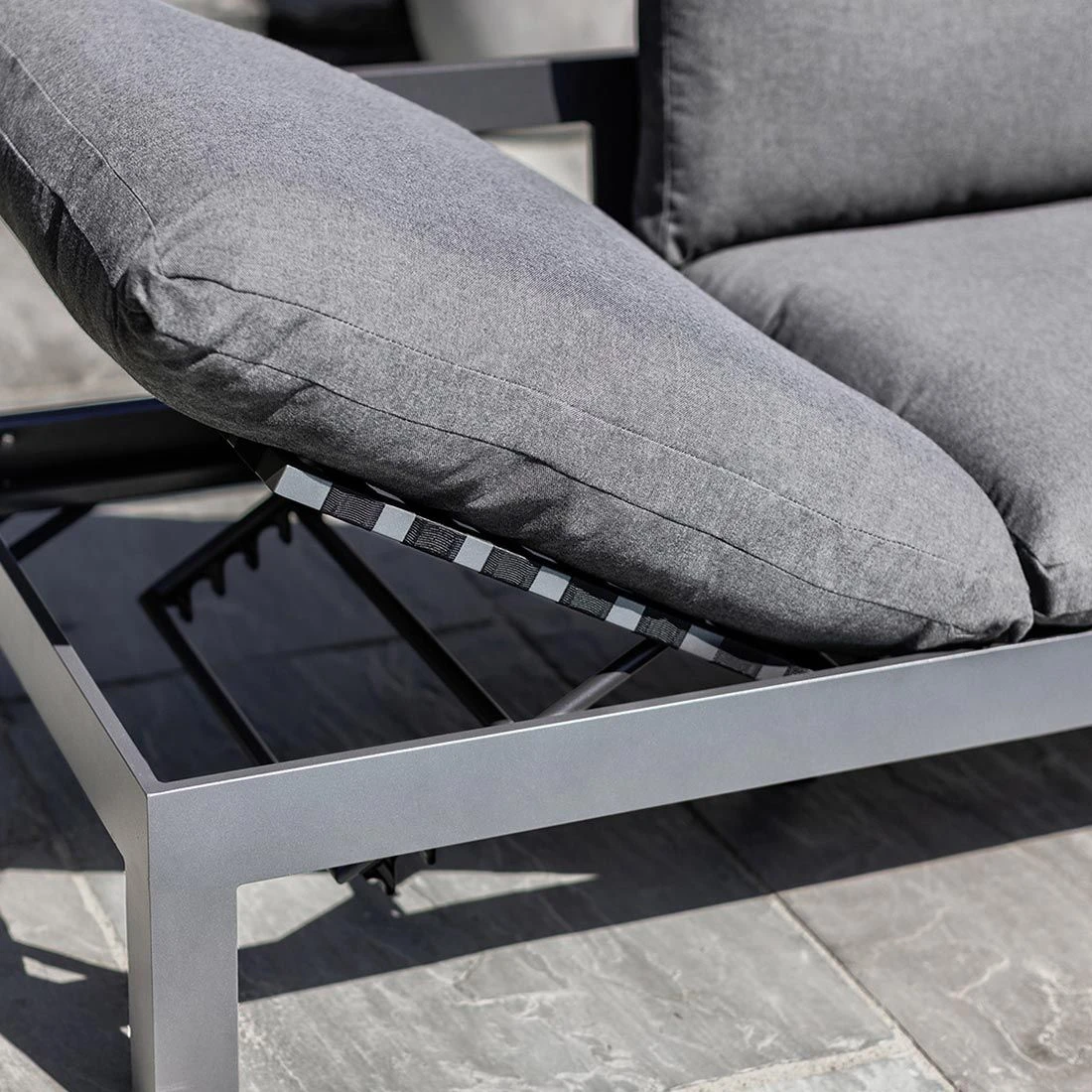 Kettler Comfort Bank/Liege Aluminium/Agora Anthrazit Matt/Graphite Kettler Comfort Bank/Liege Aluminium/Agora Anthrazit Matt/Graphite -Kettler kettler comfort bank liege aluminium acryl 1438539 13