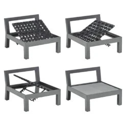 Kettler Comfort Ecklounge Aluminium/Agora Anthrazit Matt/Graphite 6 Kettler Comfort Ecklounge Aluminium/Agora Anthrazit Matt/Graphite -Kettler kettler comfort ecklounge aluminium acryl 1476071 6