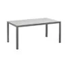 Kettler Cubic Gartentisch 160x95cm Aluminium/HPL Anthrazit/Grau