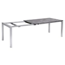 Kettler Cubic Ausziehtisch 150/210x95 Cm Aluminium/HPL Silber/Anthrazit 3 Kettler Cubic Ausziehtisch 150/210x95 Cm Aluminium/HPL Silber/Anthrazit -Kettler kettler cubic ausziehtisch 150 210x95 cm aluminium hpl 1369932 3