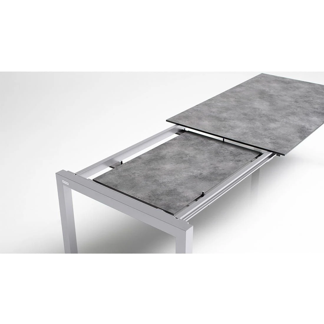 Kettler Cubic Ausziehtisch 150/210x95 cm Aluminium/HPL Silber/Anthrazit Kettler Cubic Ausziehtisch 150/210x95 Cm Aluminium/HPL Silber/Anthrazit -Kettler kettler cubic ausziehtisch 150 210x95 cm aluminium hpl 1369932 5