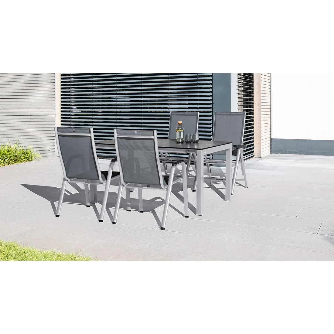 Kettler Cubic Ausziehtisch 150/210x95 cm Aluminium/HPL Silber/Anthrazit Kettler Cubic Ausziehtisch 150/210x95 Cm Aluminium/HPL Silber/Anthrazit -Kettler kettler cubic ausziehtisch 150 210x95 cm aluminium hpl 1369932 6