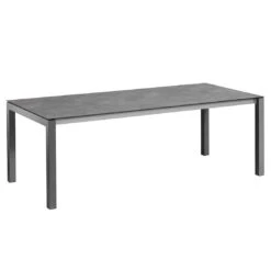 Kettler -Kettler kettler cubic ausziehtisch 210 270 330x95 cm edelstahl hpl anthrazit anthrazit 1292954 1