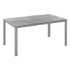 Kettler Cubic Gartentisch 160x95 Cm Aluminium/HPL Silber/Silbergrau