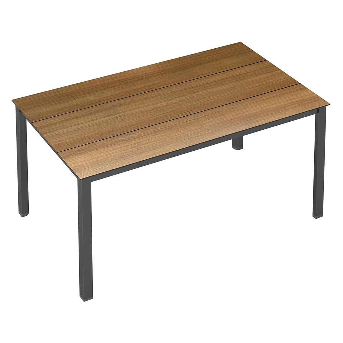 Kettler Cubic Gartentisch 160x95 cm Aluminium/HPL Anthrazit/Teak-Optik mit Fräsung Kettler Cubic Gartentisch 160x95 Cm Aluminium/HPL Anthrazit/Teak-Optik Mit Fräsung -Kettler kettler cubic gartentisch 160x95 cm aluminium hpl 1445326 2