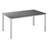 Kettler Cubic Gartentisch 220x95cm Aluminium/HPL Silber/Jura Anthrazit