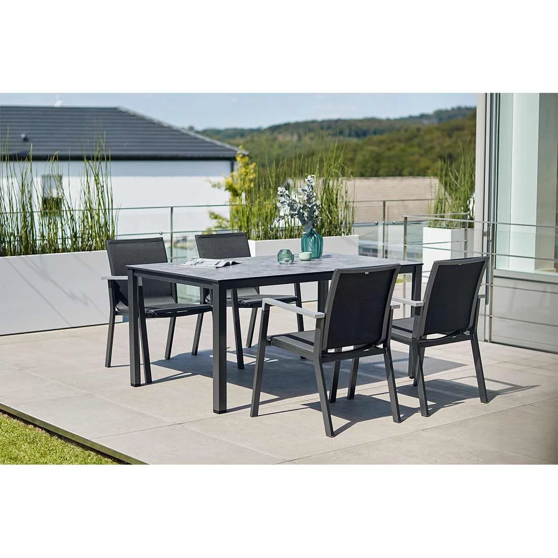 Kettler Cubic Gartentisch-Gestell 220x95 cm Aluminium Anthrazit Kettler Cubic Gartentisch-Gestell 220x95 Cm Aluminium Anthrazit -Kettler kettler cubic tischgestell 220x95cm aluminium anthrazit 1288114 2