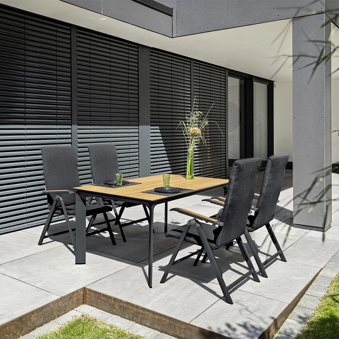 Kettler Diamond Gartenmöbel-Set 5-tlg. Tisch 160x95cm Anthrazit/Sooty Kettler Diamond Gartenmöbel-Set 5-tlg. Tisch 160x95cm Anthrazit/Sooty -Kettler kettler diamond gartenmoebel set 5 tlg aluminium sunbrella 1485179 1