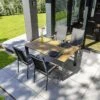 Kettler Diamond Gartenmöbel-Set 5-tlg. Tisch 160x95cm Anthrazit/Charcoal