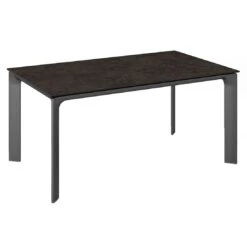 Kettler Diamond Gartentisch 140x70cm Aluminium/HPL Anthrazit