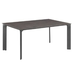 Kettler 8 Kettler Diamond Gartentisch 160x95cm Aluminium/Keramik-Glas Anthrazit/Anthrazit