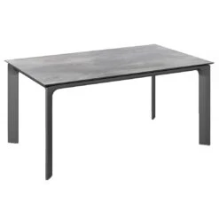 Kettler Diamond Gartentisch 180x95cm Aluminium/HPL Anthrazit/Silbergrau