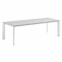 Kettler Diamond Gartentisch 220x95cm Aluminium/HPL Silber/Grau