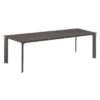 Kettler Diamond Gartentisch 220x95cm Aluminium/Keramik-Glas Anthrazit/Anthrazit