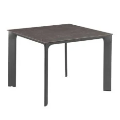 Kettler Diamond Gartentisch 95x95cm Aluminium/Keramik-Glas Anthrazit/Anthrazit