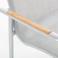 Kettler Diamond Stapelsessel Aluminium/Outdoorgewebe/Teak Silber/Hellgrau 6 Kettler Diamond Stapelsessel Aluminium/Outdoorgewebe/Teak Silber/Hellgrau -Kettler kettler diamond stapelsessel aluminium outdoorgewebe teak 1370053 6